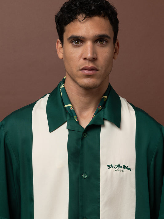 BOWLING SHIRT - FOREST GREEN
