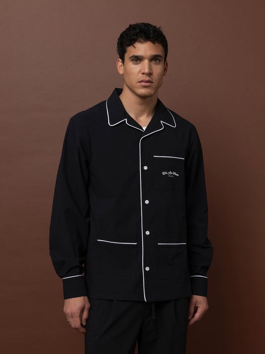 LONG SLEEVE SHIRT - BLACK