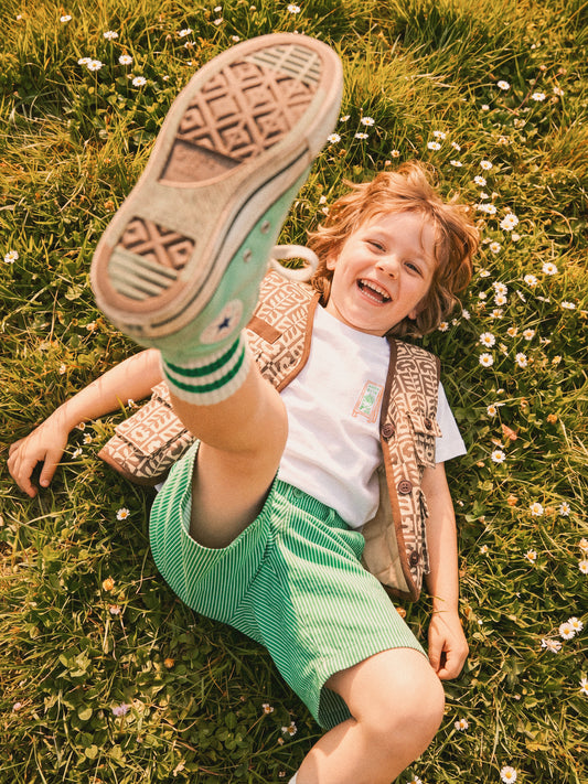 KIDS VEST - FOLK FLORAL