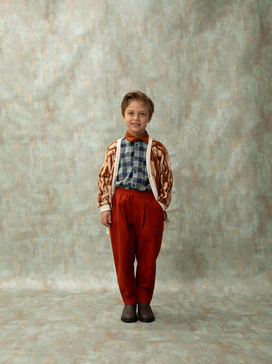CARDIGAN - COGNAC