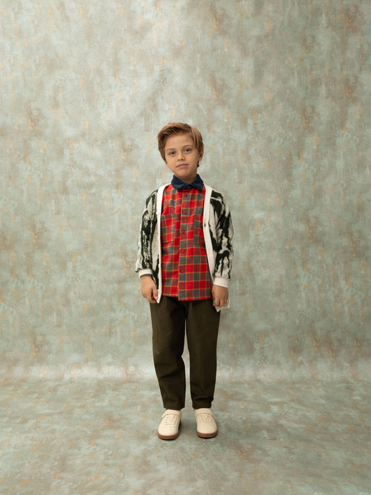 CARDIGAN - OLIVE