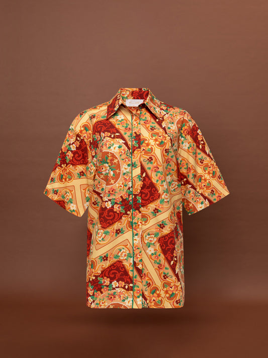 PAJAMA POPLIN SHIRT - MPOUCHARA