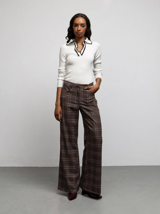 JACKIE POLO TOP - WHITE