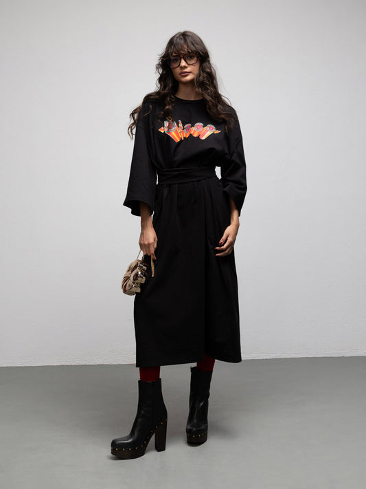 IAN T-SHIRT-DRESS - DISCO