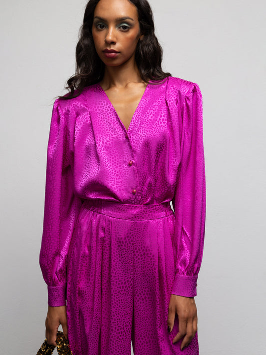 GOLDIE SHIRT - MAGENTA