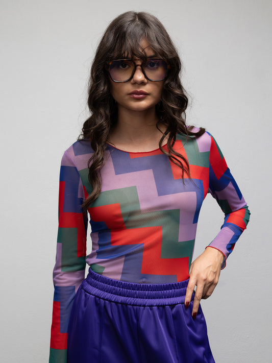 REMIX TOP - ZIGZAG