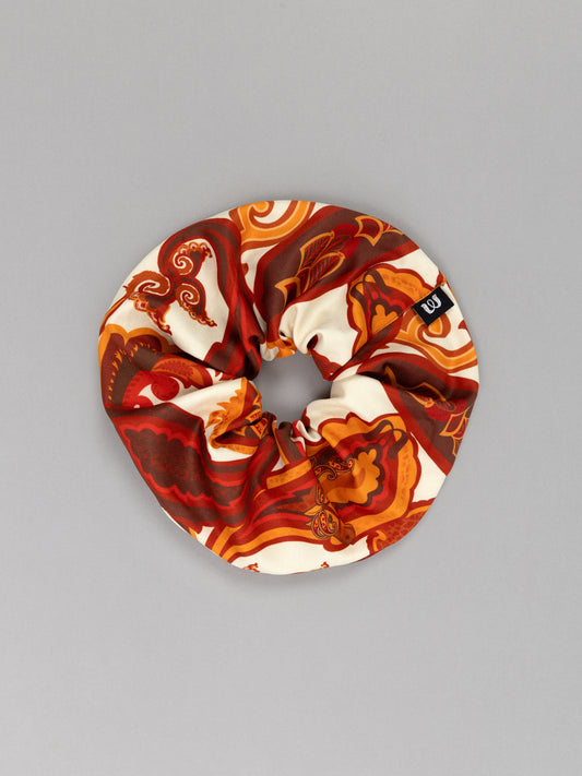 SCRUNCHIE - PAISLEY CREAM