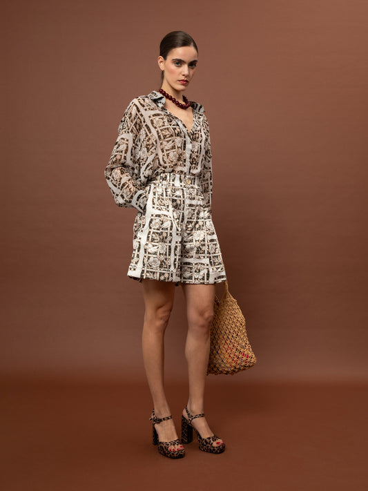 PLEATED SHORTS - SEMEDAKI