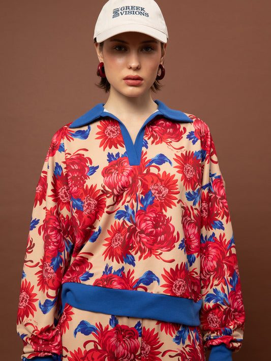 FUTTER POLO TOP - CHRYSANTHEMA BEIGE